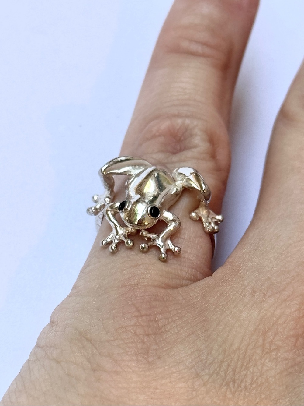 Sterling Silver Frog Ring